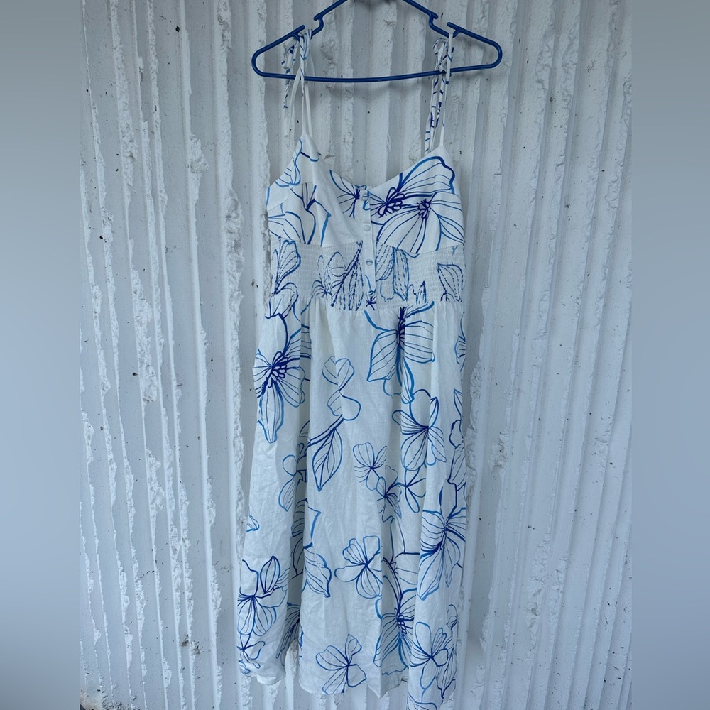 Gap linen dress midi length size XL-NWT